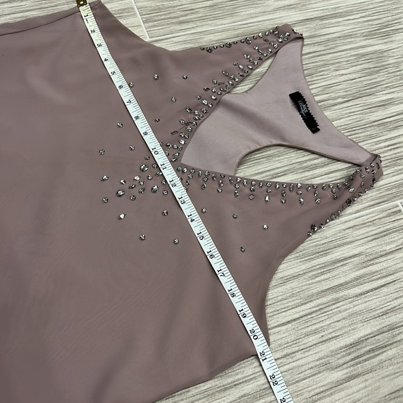 BKE Boutique Tank Top with Crystal Embroidered Accents- 1132 - Picture 7 of 8